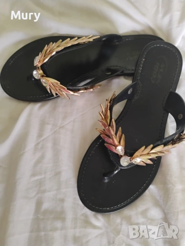 Дамски летни чехли, снимка 2 - Чехли - 54212707