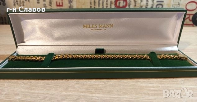 "Miles Mann" (gold plated), снимка 7 - Гривни - 52562724