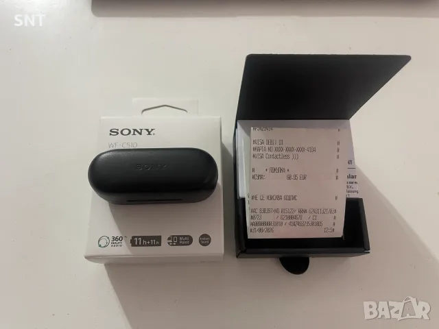 Безжични слушалки Sony WFC510 TWS черни