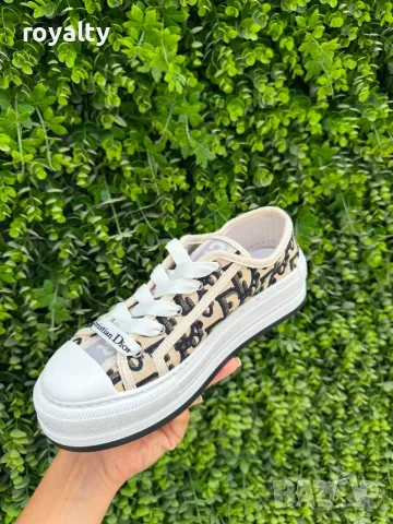 Dior Oblique Нови Дамски Маратонки с Кутия Диор , снимка 3 - Маратонки - 55750318