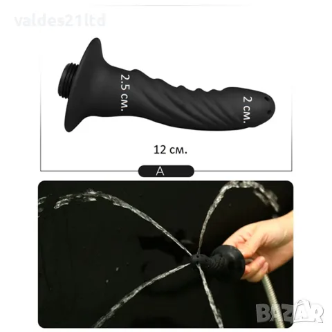 Силиконови интимни душове Black Rosary, снимка 3 - Душове - 38650914