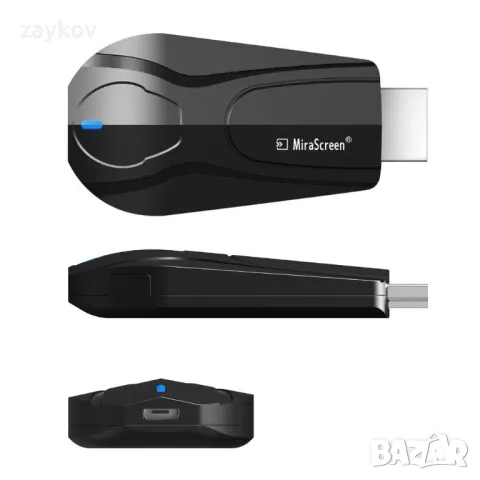 MiraScreen K11 Безжичен WiFi дисплей Донгъл приемник 1080P HD TV Stick, снимка 2 - Части и Платки - 47610780