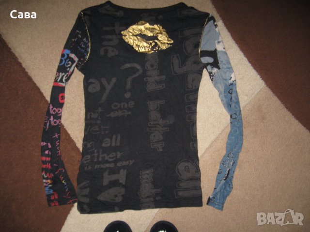 Блуза DESIGUAL  дамска,ХС, снимка 3 - Блузи с дълъг ръкав и пуловери - 39732274