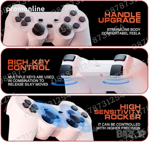 Видеопроектор с 10 000 Вградени Игри Безжичен Стрийминг до Платформи, снимка 11 - Плейъри, домашно кино, прожектори - 52477744