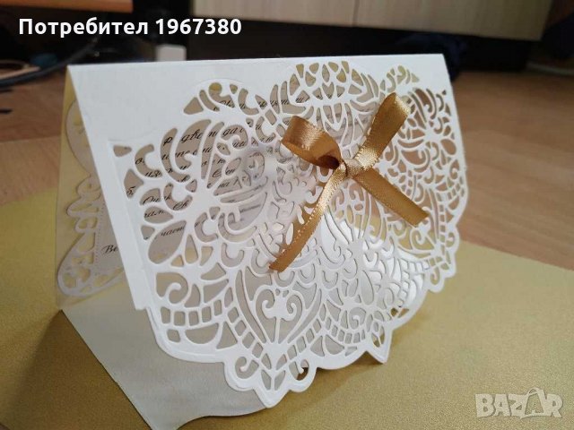 Дантелени покани за сватба, бал, снимка 6 - Покани - 29266322