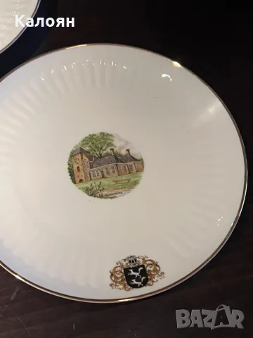 Сет от три чинии от баварски порцелан Хохенберг ORIGINAL DUTCH CASTLES, снимка 3 - Други - 48828752