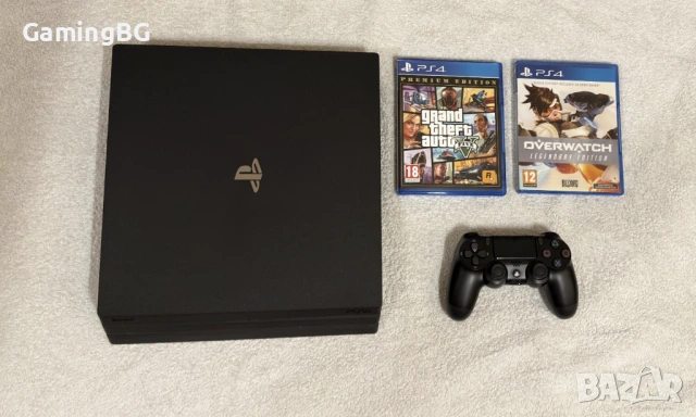 отличен Playstation 4 Pro + GTA V + Overwatch, ПС4 Про, PS4 Pro