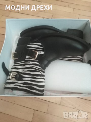 100% ОРИГИНАЛНИ Дамски ботуши Guess/ Zebra, снимка 3 - Дамски боти - 30284251