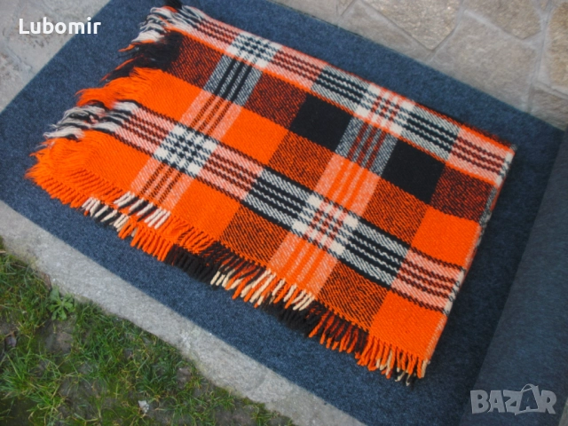 Родопско одеало - вълнено - уникална разцветка !