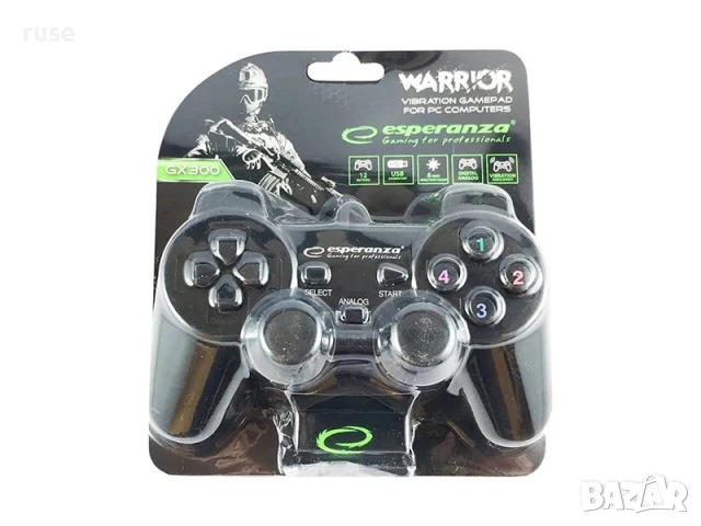 НОВИ! Джойстик геймпад Esperanza Warrior GX300, снимка 5 - Джойстици и геймпадове - 50594556