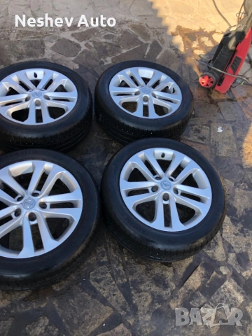 4бр. алуминиеви джанти от Nissan Juke, Qashqai 17 цола., снимка 2 - Гуми и джанти - 53880506