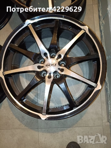 Алуминиеви джанти DOTZ 5x114.3 - 18 цола, снимка 3 - Гуми и джанти - 52775145