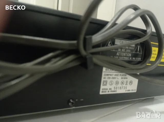 CD player Sony CDP -M44, снимка 6 - Аудиосистеми - 50421209
