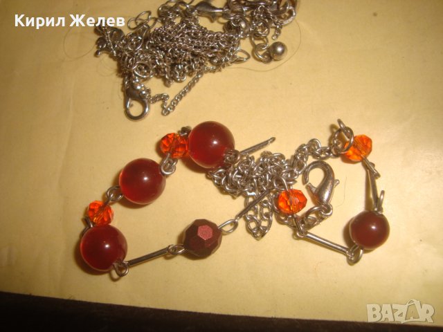 ЛОТ СТАРИ УКРАШЕНИЯ БИЖУТА ПОДХОДЯЩИ и за ХЕНД - МЕЙД МАТЕРИАЛ за НАКИТИ 31344, снимка 5 - Колиета, медальони, синджири - 38031836