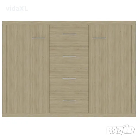 vidaXL Бюфет, дъб сонома, 88x30x65 см, инженерно дърво, снимка 4 - Бюфети - 56147749