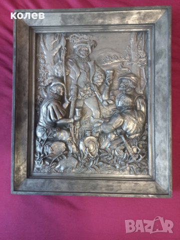 Картина, калаен баралеф,ловна среща