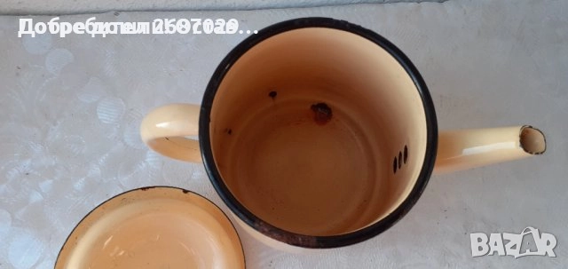 3 бр менчета и японски чайник, менче бакър съд метал, чайници, съд, снимка 18 - Антикварни и старинни предмети - 28924399