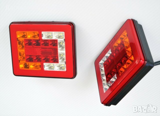 1 бр. Правоъгълни ЛЕД LED Неон стопoве стоп , 24V , снимка 4 - Аксесоари и консумативи - 35490517