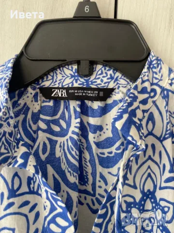 Рокля ZARA, размер S/M, снимка 3 - Рокли - 55770388