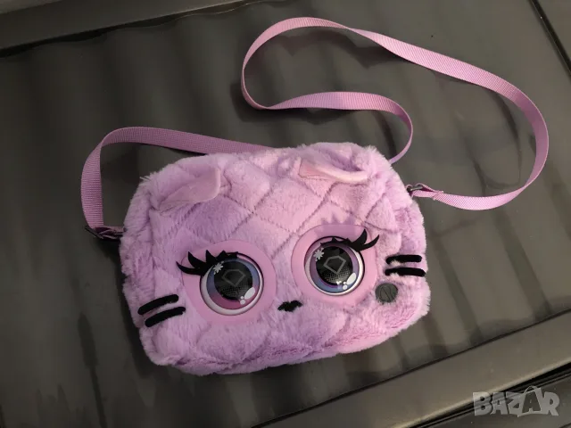 Интерактивна детска чанта Purse Pets Коте (Spin Master) – Мигаща и със звуци