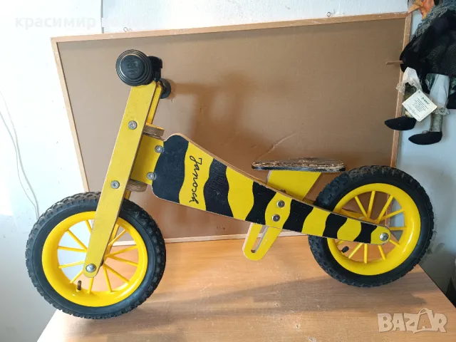 немско дървено колело за баланс, снимка 1