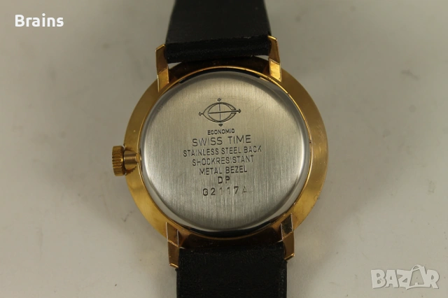 НОВ 1960's Continental Позлатен Швейцарски Часовник, снимка 8 - Мъжки - 54243336