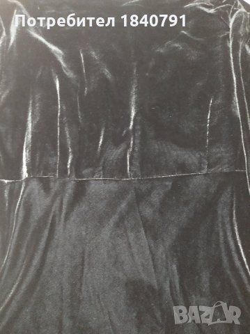 Черно кадифе/коприна – елегантна блуза, снимка 6 - Корсети, бюстиета, топове - 31648302