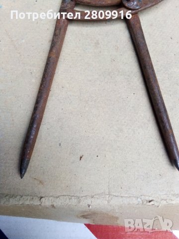 Стар пергел чертилка, снимка 1 - Антикварни и старинни предмети - 37899157
