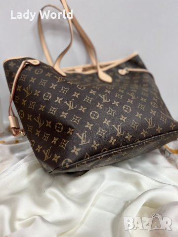  Neverfull Louis Vuitton нова дамска чанта, снимка 3 - Чанти - 30880563
