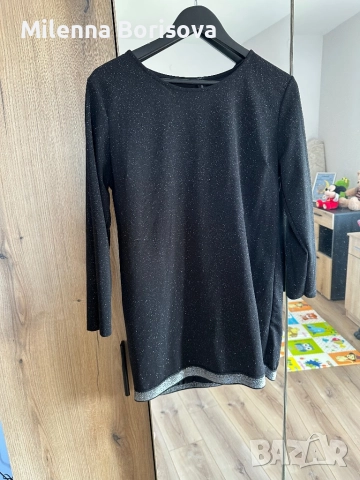 Рокля с блестящи частици oversize, снимка 2 - Рокли - 52276584