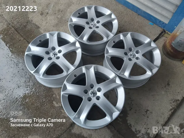 4 броя алуминиеви джанти за Peugeot 407,508 17, снимка 5 - Гуми и джанти - 48258544