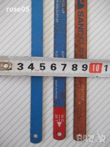 Лот от 3 бр. листа за ръчна ножовка, снимка 3 - Други инструменти - 51670998