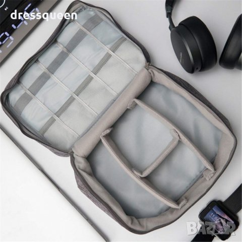 1338 Чанта органайзер за зарядни и кабели, снимка 3 - Други стоки за дома - 30456067