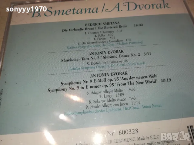 smetana & dvorac cd-внос germany 1402251921, снимка 9 - CD дискове - 49131723