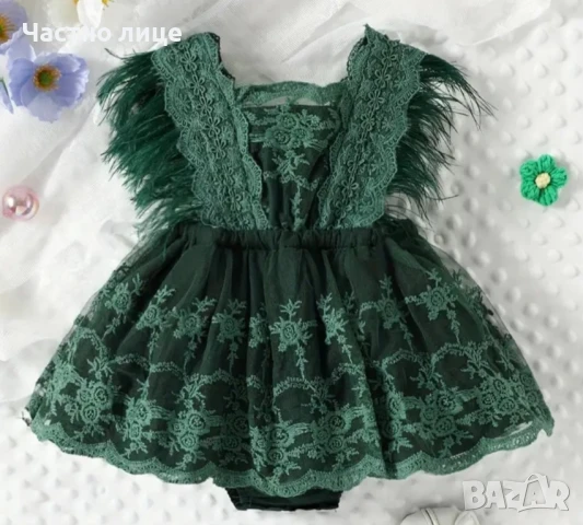 Боди-рокли за малки принцеси, снимка 17 - Бебешки рокли - 41835382