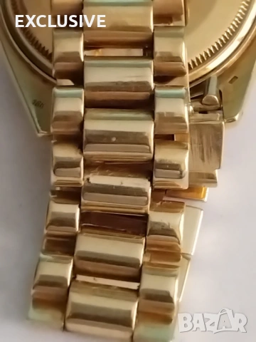 Rolex Datejust 18k solid gold  / Ролекс 18к златен каса и верижка/, снимка 11 - Мъжки - 53065833