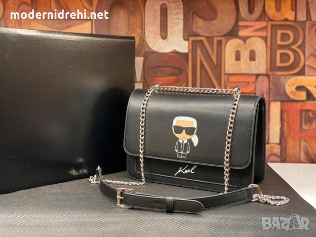 Дамска чанта Karl Lagerfeld, снимка 1 - Чанти - 32006804