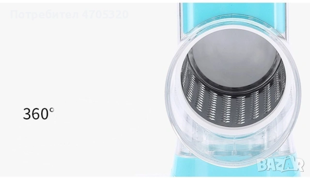 Интересно ренде тип ръчна мелничка с 3 рендета от неръждаема стомана / Размер на продукта: 26 * 11 *, снимка 3 - Аксесоари за кухня - 53088605