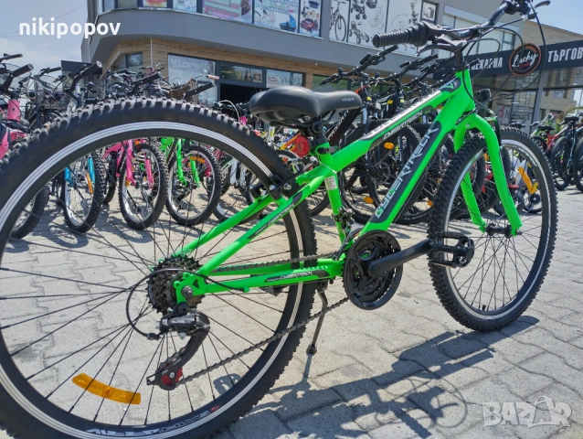 BG Велосипед 26" CYBER зелен, снимка 6 - Велосипеди - 54261208