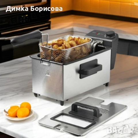 Електрически фритюрник, снимка 8 - Фритюрници - 53974070