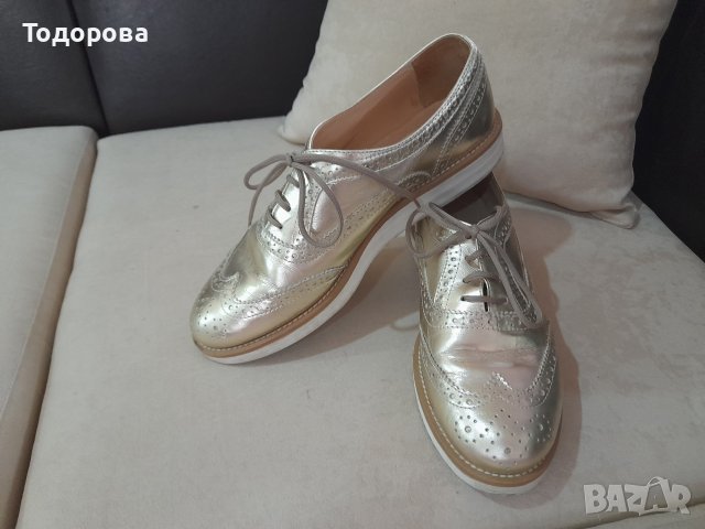 Уникални дамски обувки - естествена кожа № 38, снимка 6 - Дамски ежедневни обувки - 37768947