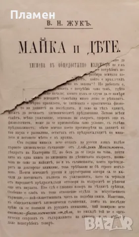 Майка и дете В. Н. Жукъ /1899/, снимка 11 - Антикварни и старинни предмети - 48811715