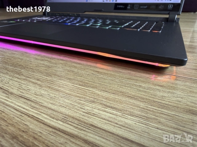 17.3 ROG Strix`Ryzen 7 6800H/RTX 3050/16GB DDR5/512GB NVMe/Full HD IPS 144Hz/RGB, снимка 3 - Лаптопи за игри - 54158046