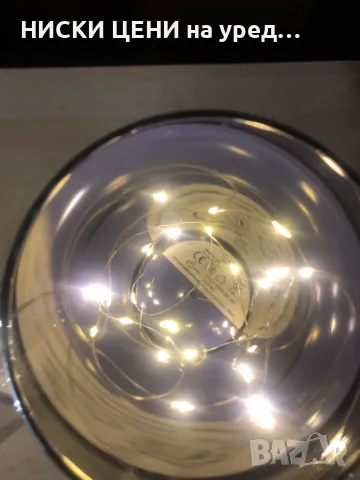 LED коледни лампи LIVARNO чашки 2бр, снимка 3 - Лед осветление - 47764082