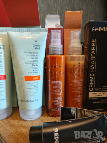  Medavita лот маски и спрейове плюс бой за коса  Спирала за вежди и сенки .За червено и златокоси  , снимка 2 - Продукти за коса - 50520112