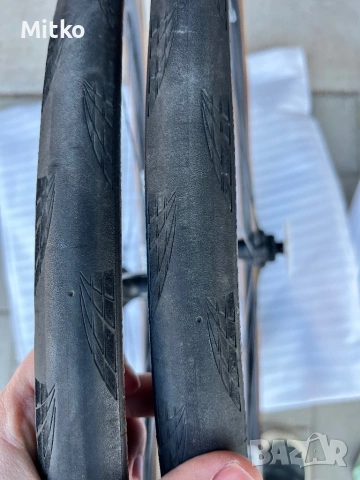 Капли DT Swiss E1800 Spline Ratchet LN с гуми Continental GP 5000, снимка 6 - Части за велосипеди - 53149837