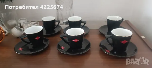 Продавам 6 бр. чашки и чинийки за кафе