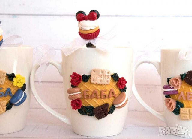 Чаши "МАМА", "ЛЕЛЯ", "БАБА" и др. , снимка 6 - Подаръци за жени - 31849561