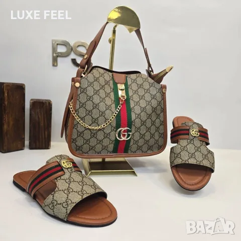 Gucci 🤍Дамски Чехли 