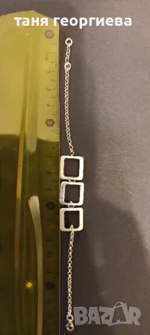 сребърна гривна 3, снимка 2 - Гривни - 48490039